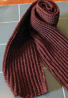 ribbed scarf photo