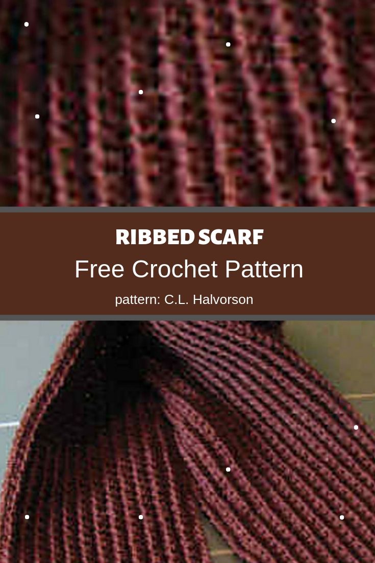ribbed scarf photo