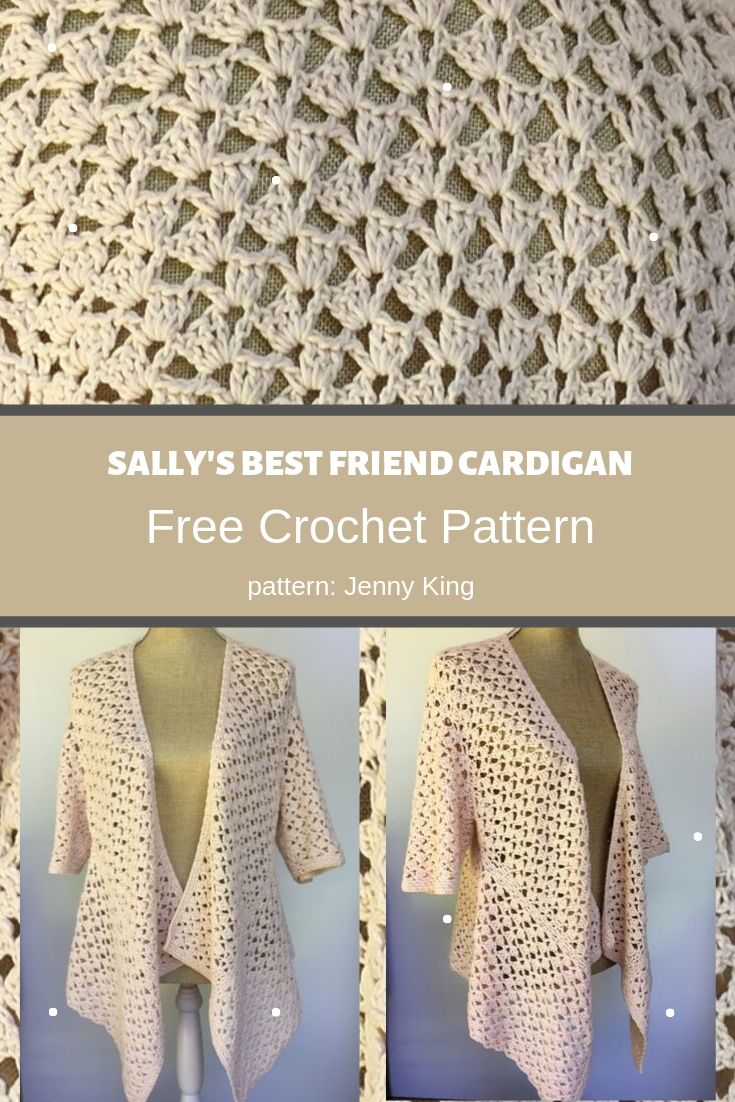 sally's best friend cardigan photo