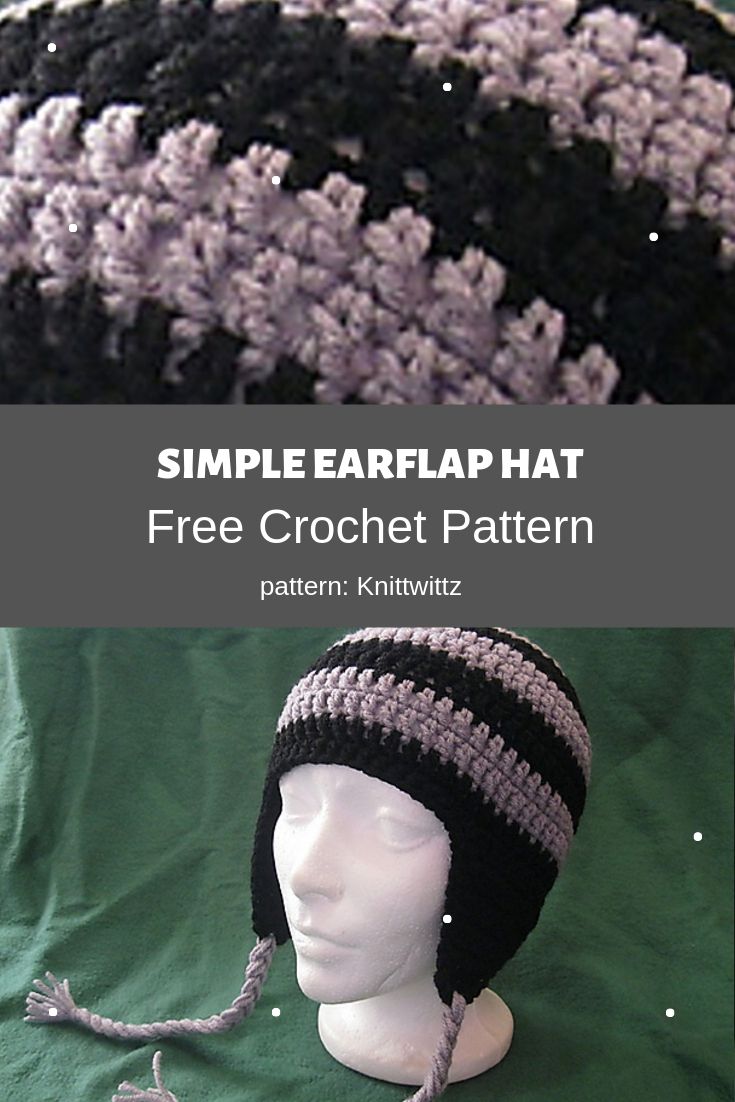 simple earflap hat