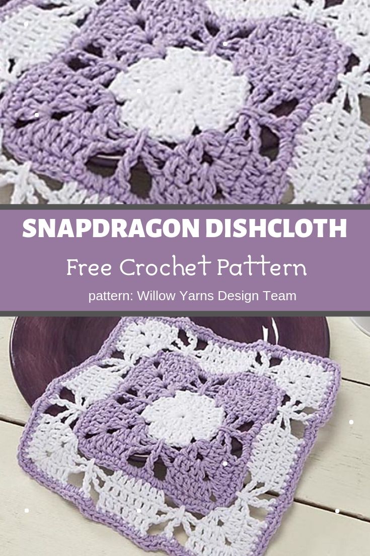 snapdragon dishcloth photo