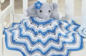 stella lovey blanket crochet pattern photo