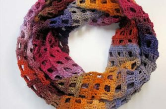 windowpane scarf photo 1