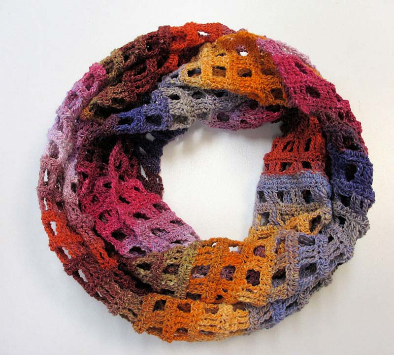 windowpane scarf - photo