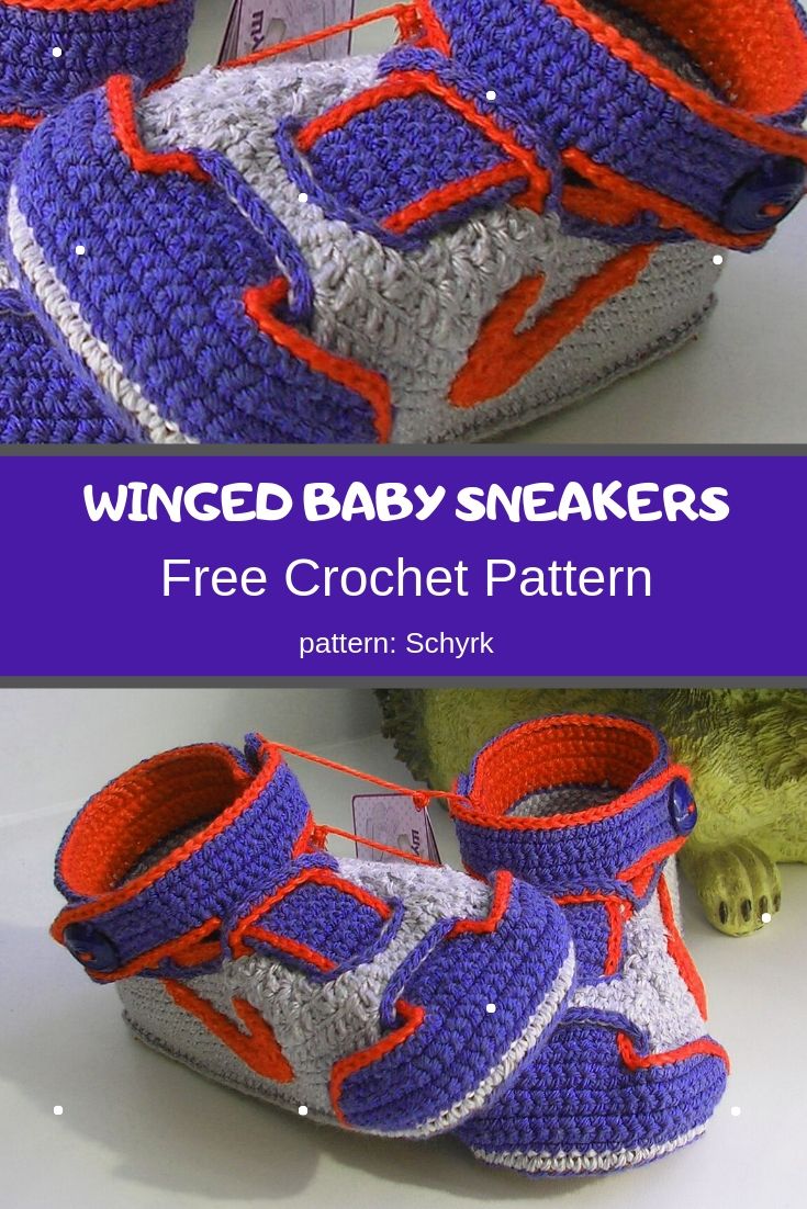 winged baby sneakers