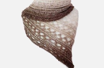 Amorous shawl crochet pattern
