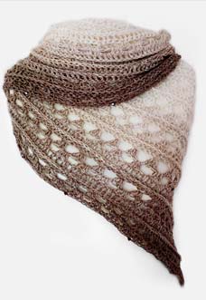 Amorous shawl crochet pattern