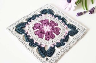 Springtime Magic Granny Square Motif Crochet Pattern-preview