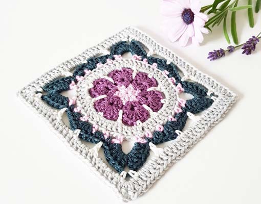 Springtime Magic Granny Square Motif Crochet Pattern-preview