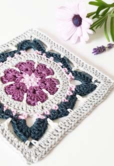 Springtime Magic Granny Square Motif Crochet Pattern-preview